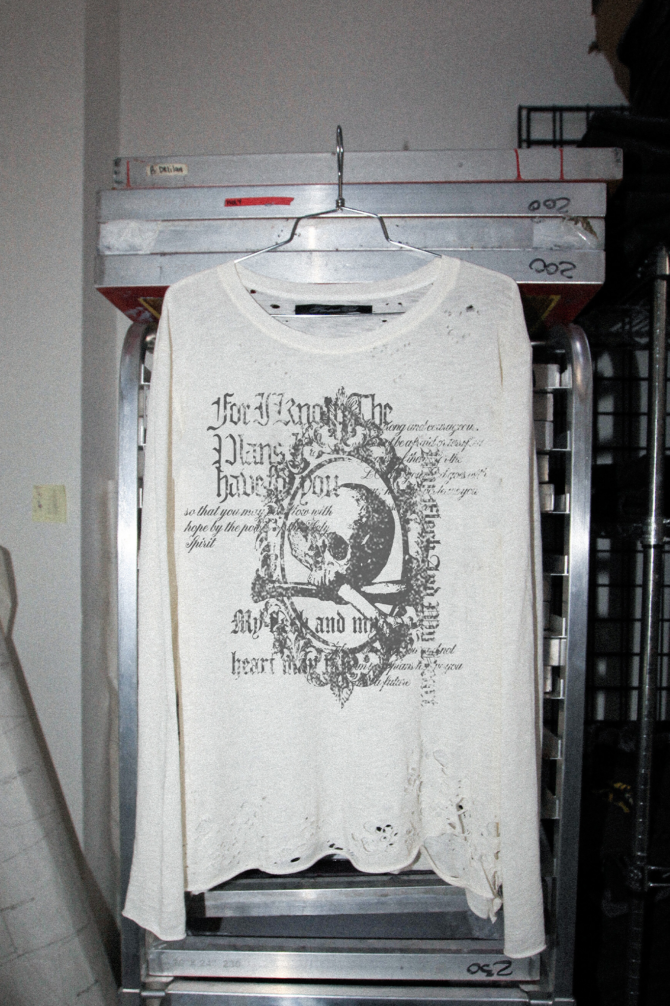 WALK AWAY - DISTRESSED LONG SLEEVE