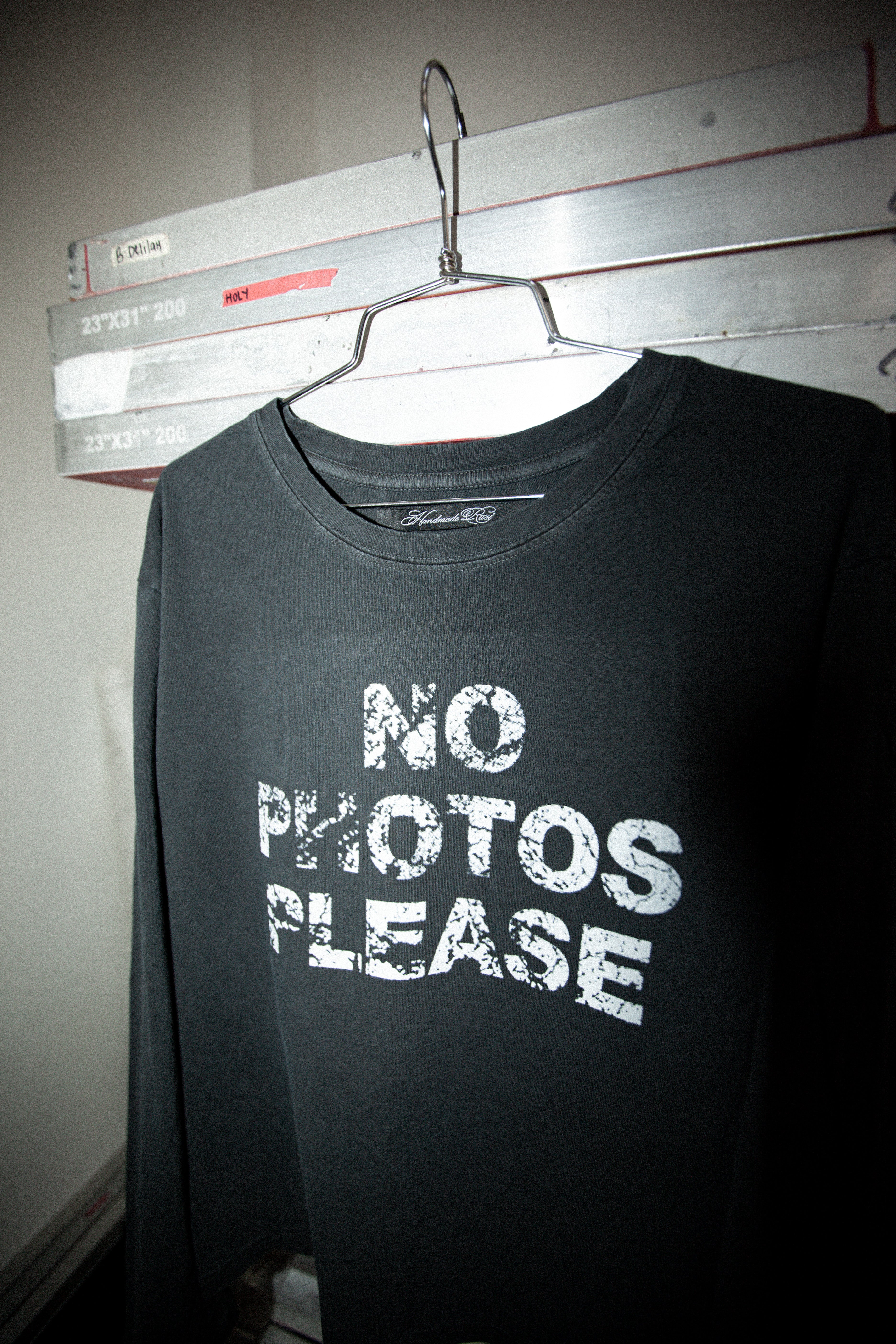 No Photos - Long Sleeve BLK
