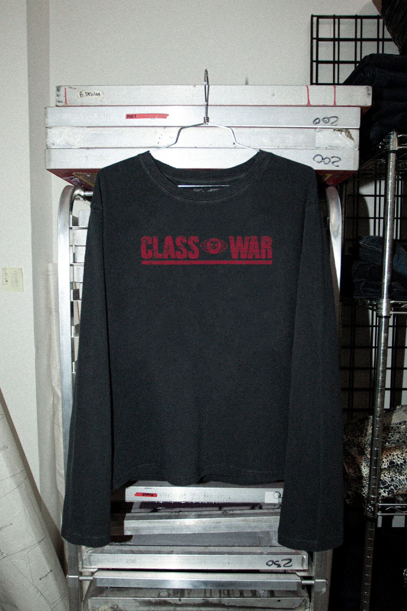 CLASS WAR LONG SLEEVE BLK