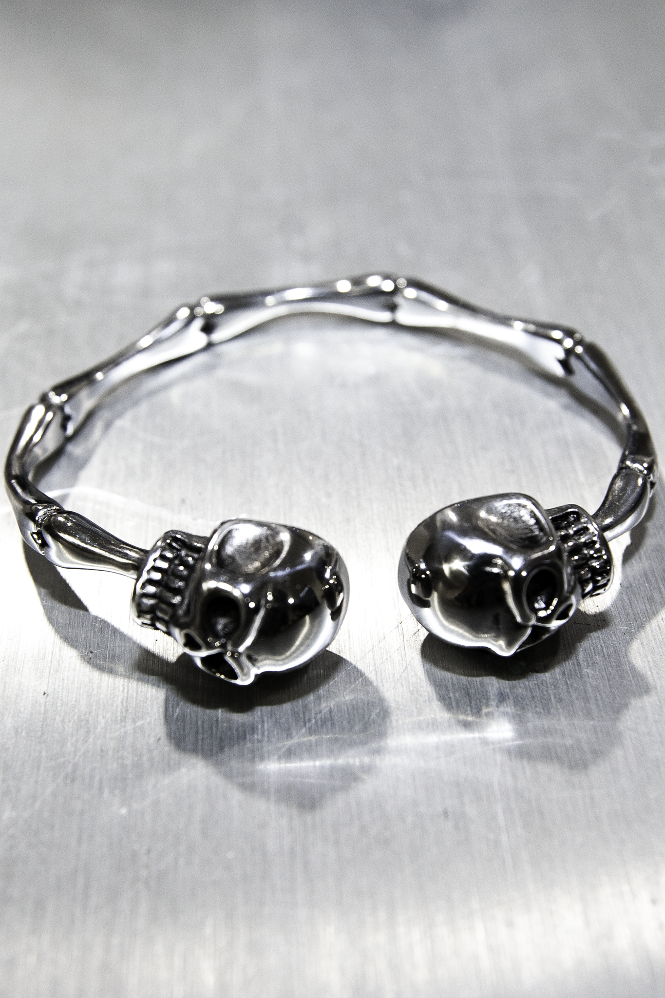 Double Headed Skull Bracelet