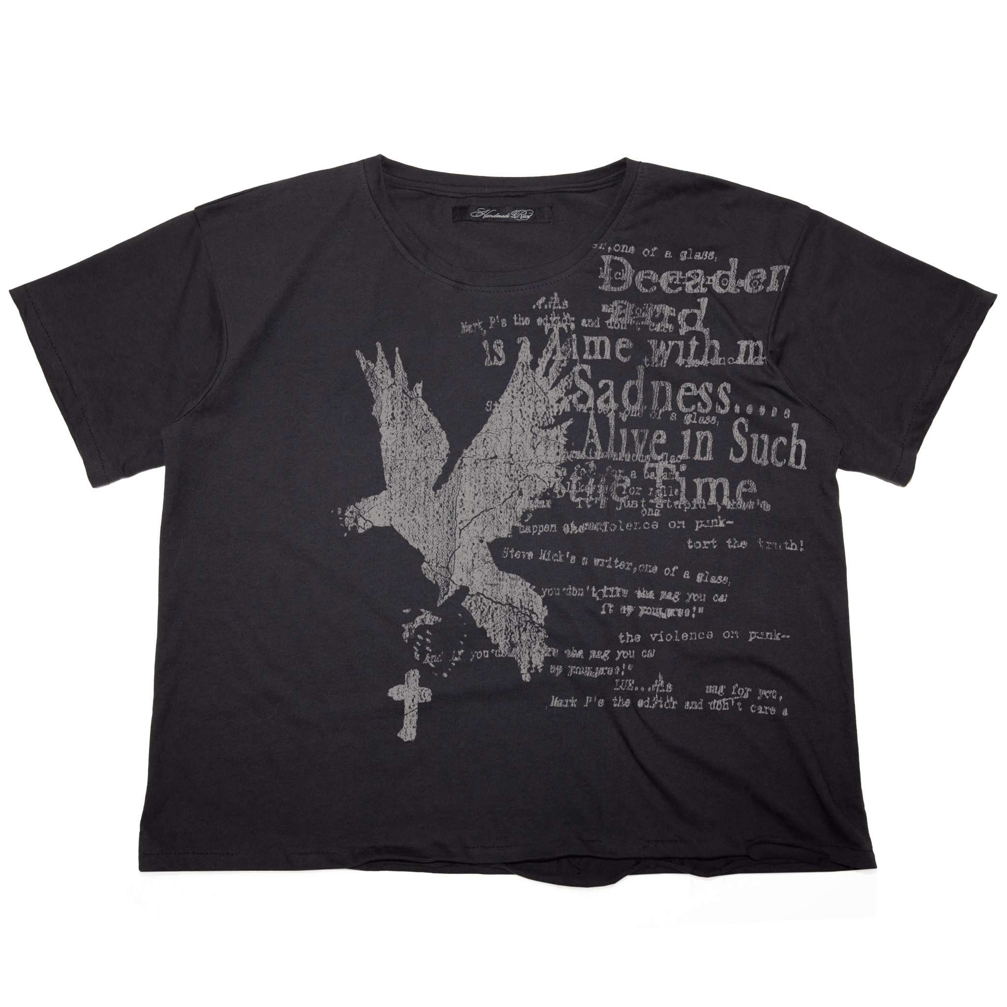 Amor - TEE BLK - Handmade Rust