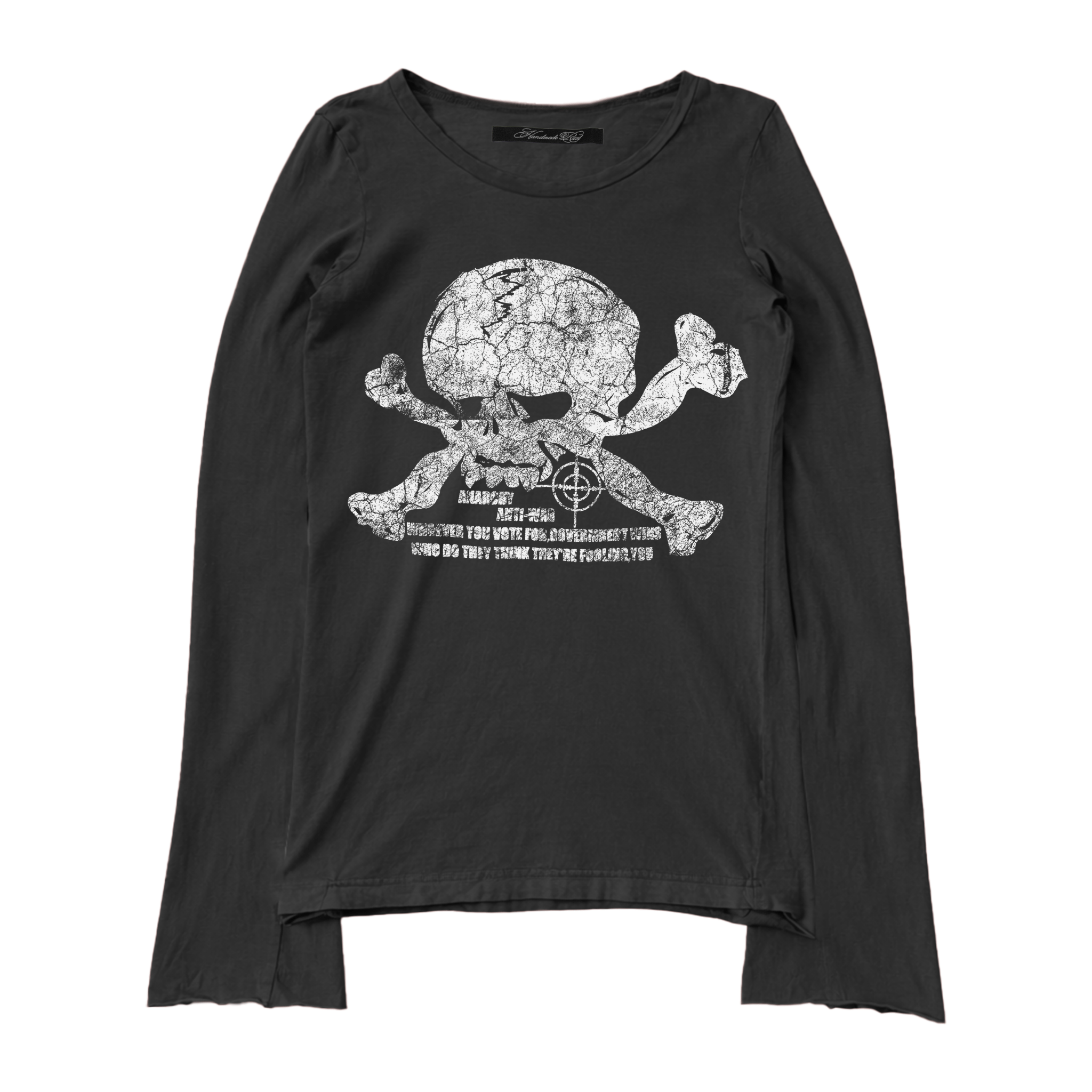 CHAOS - LONG SLEEVE BLK - Handmade Rust