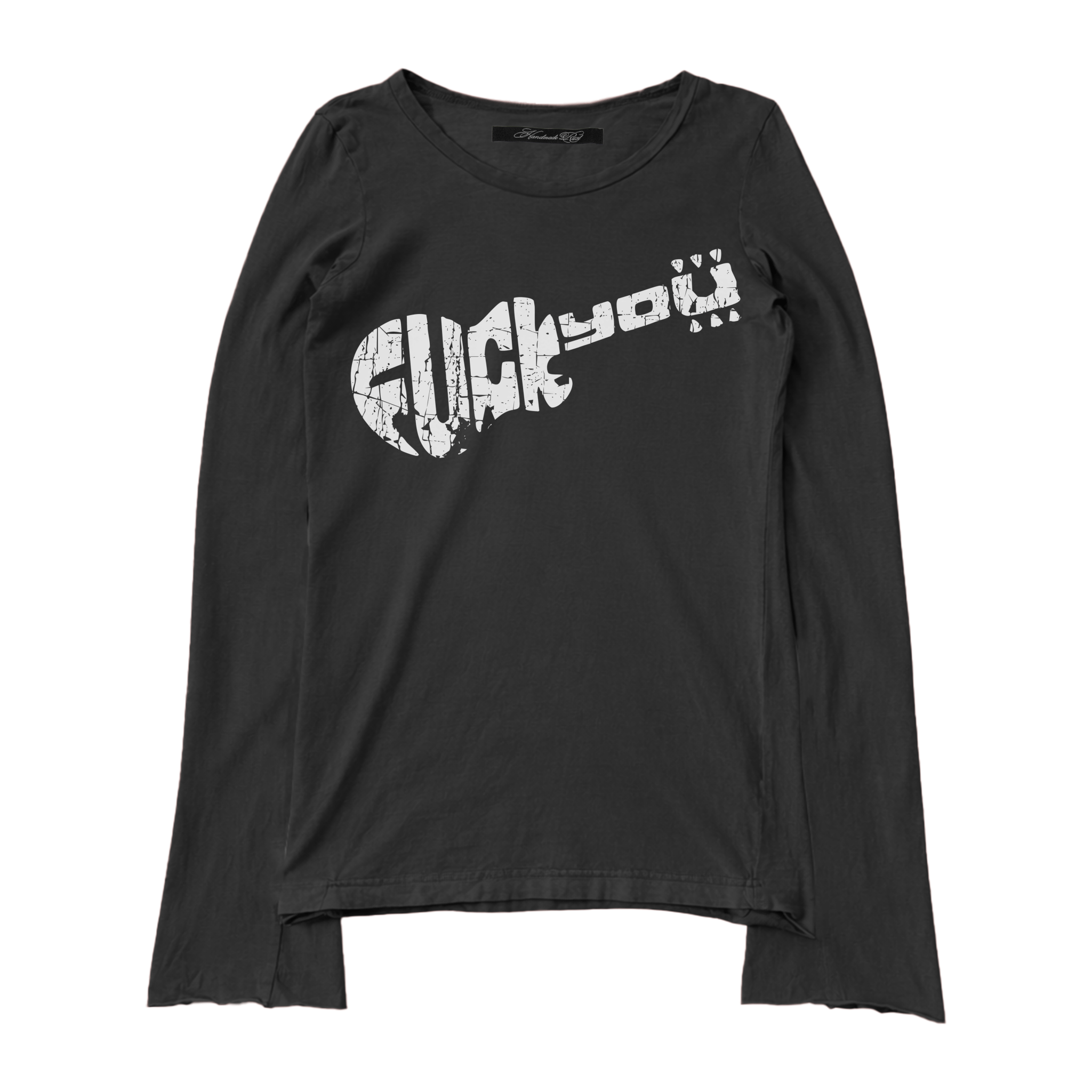 FUCK YOU - LONG SLEEVE BLK - Handmade Rust