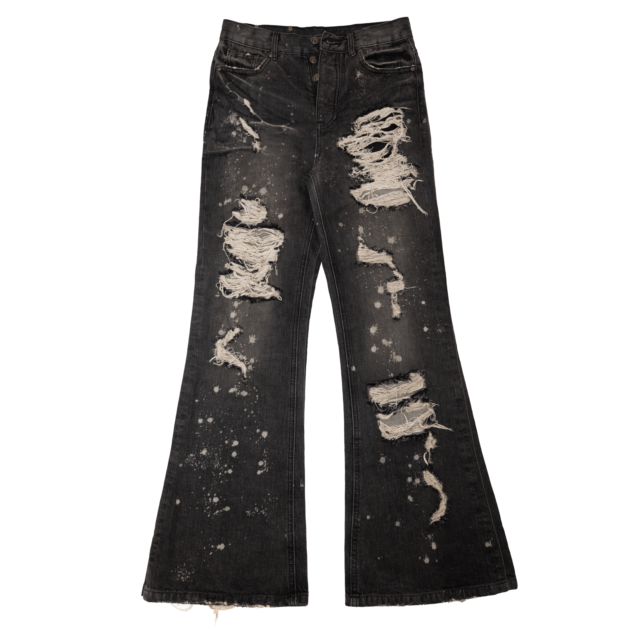 Hendrix BLK - SELVEDGE CREEP DENIM - Handmade Rust