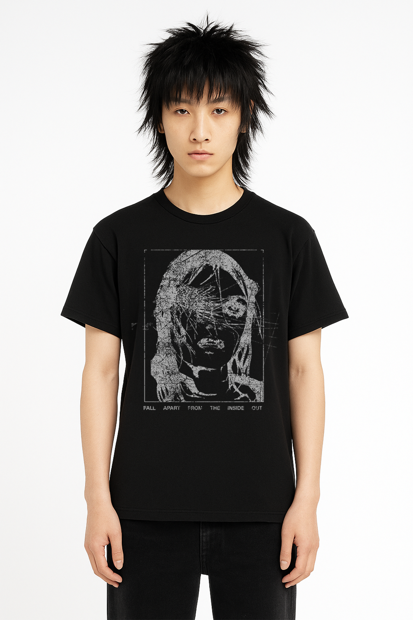 FALL APART - TEE BLK