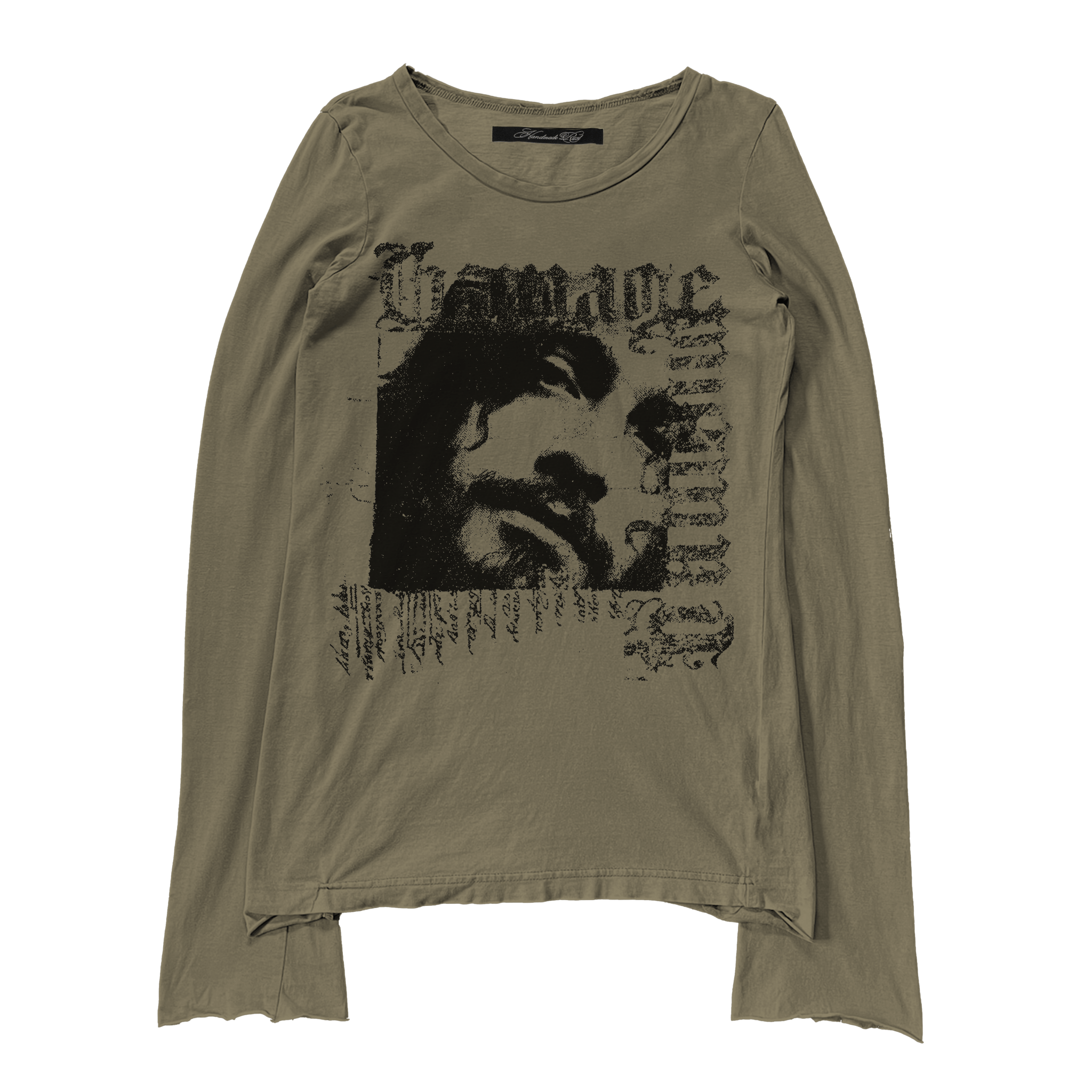 NATE - LONG SLEEVE STONE - Handmade Rust