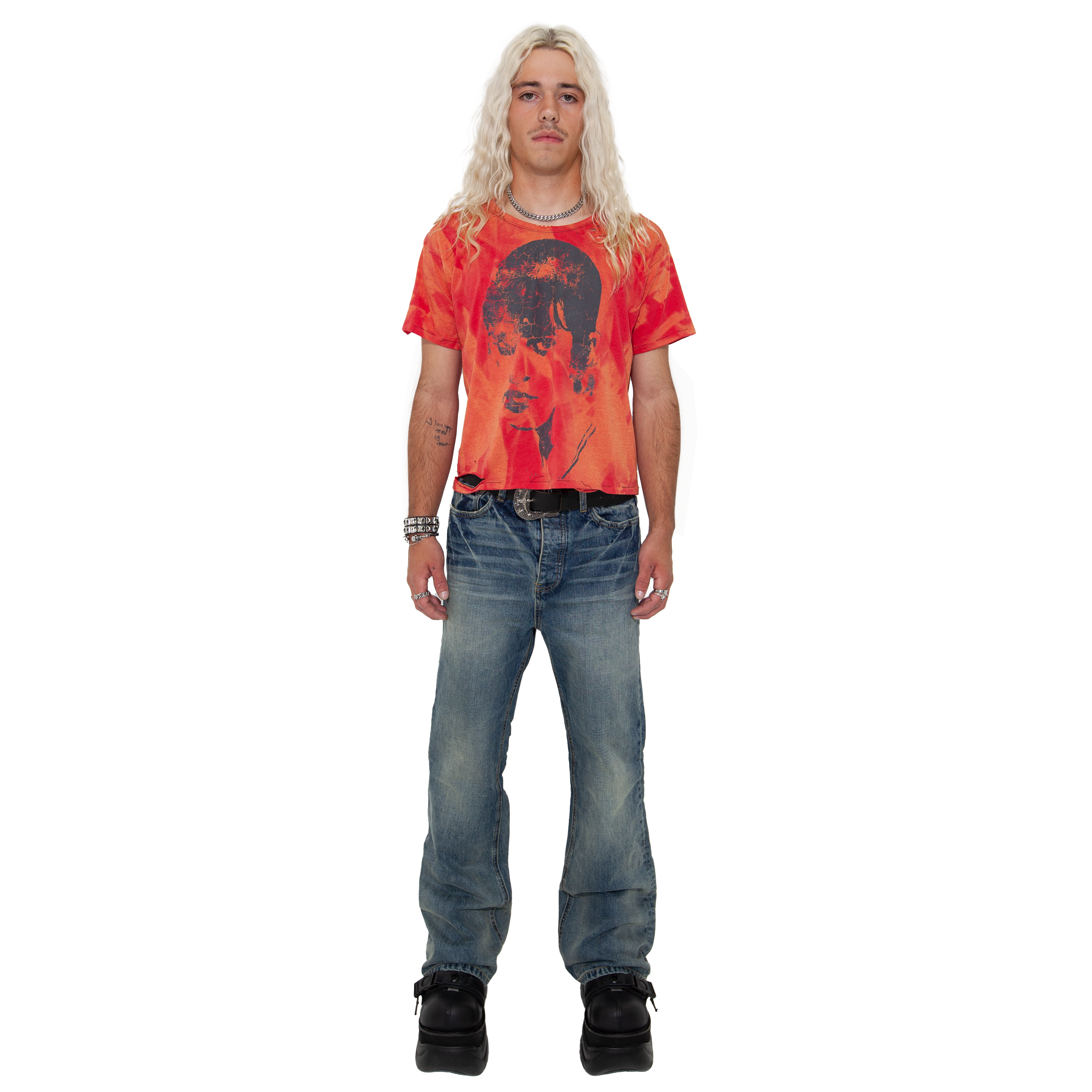 Delilah - Aged Red Tee