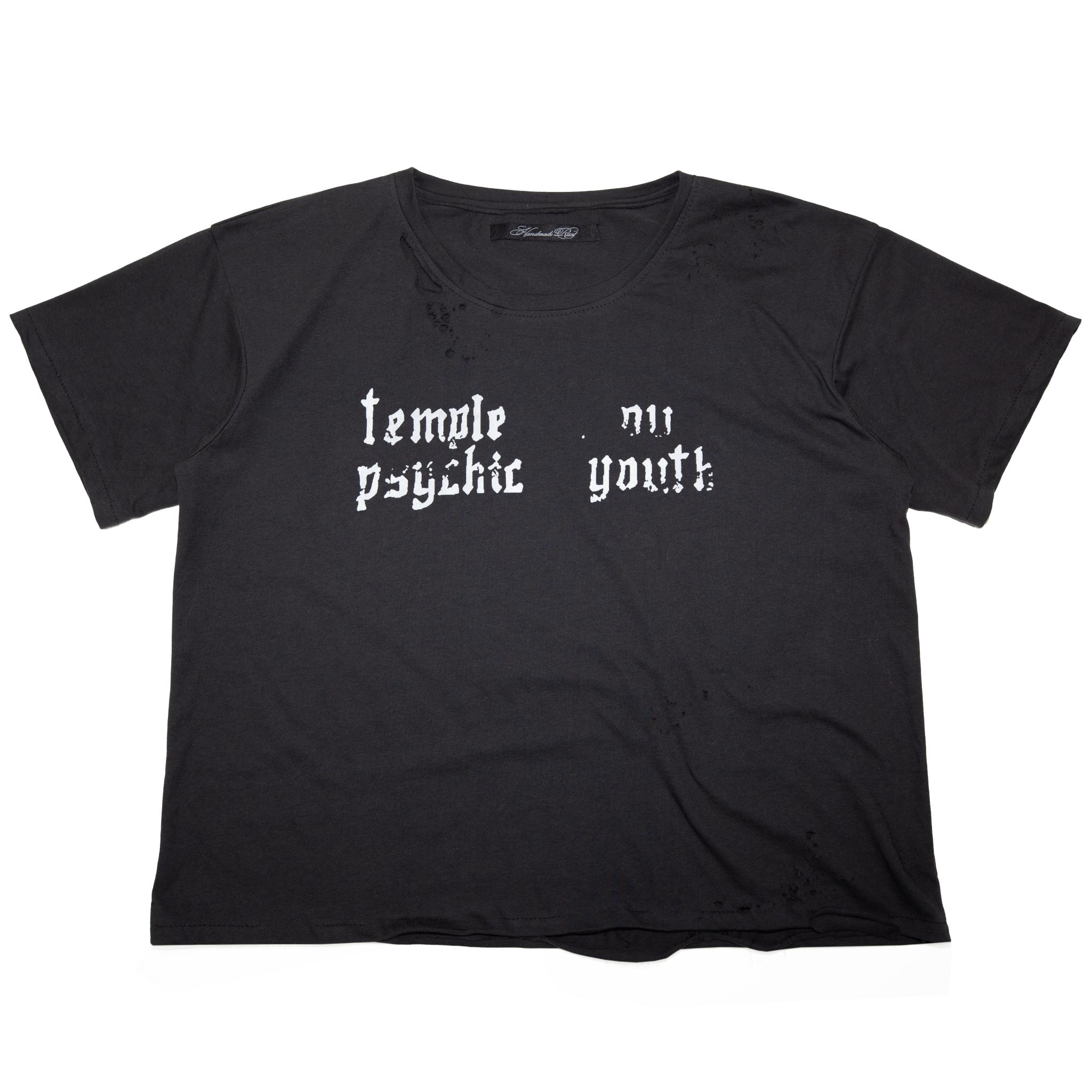 PSYCHO - Tee Blk - Handmade Rust