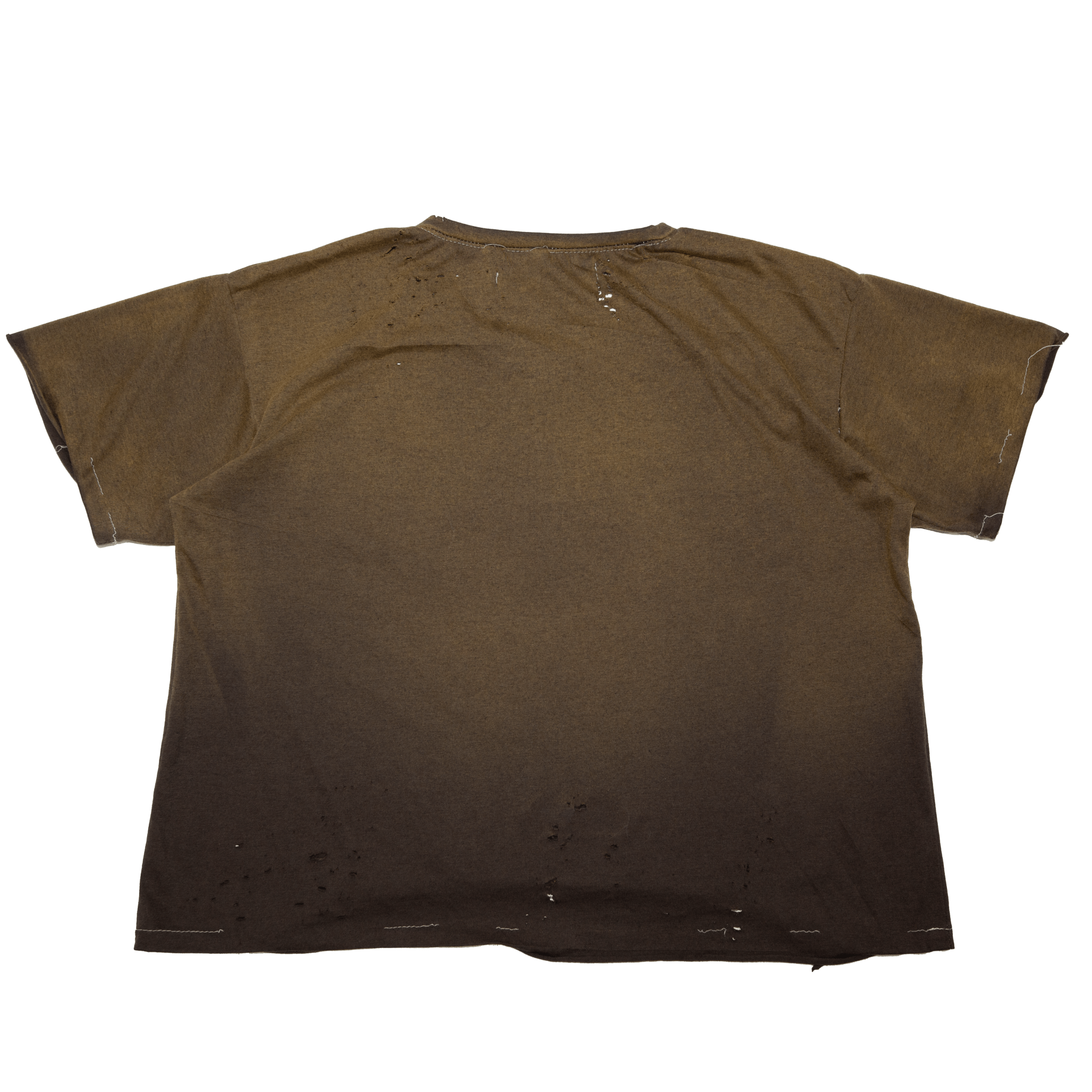 RADIO - AGED BROWN TEE - Handmade Rust
