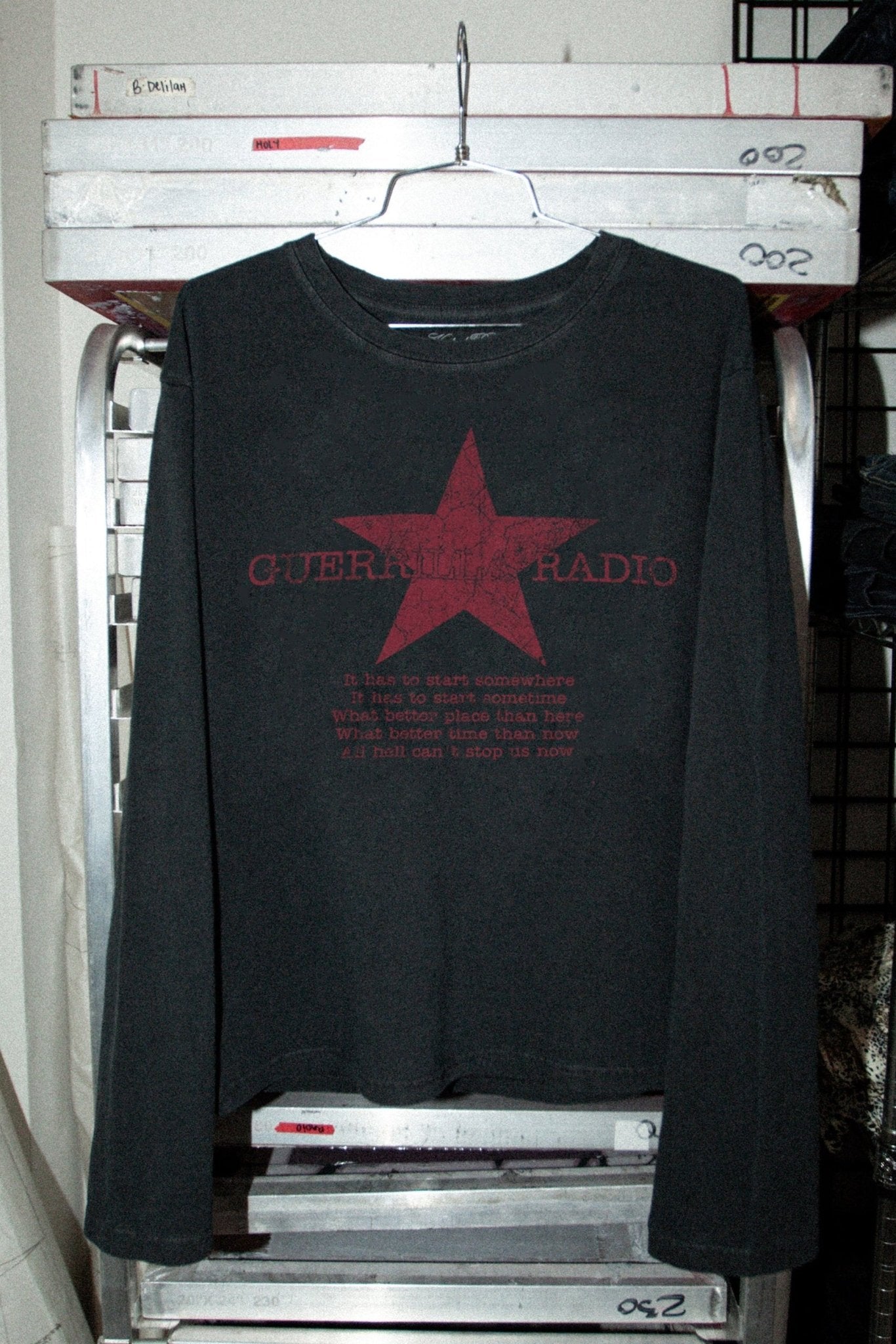 Hollywood Star Women's Long Sleeve Crewneck Top - Stretchy Basic Tee, Rust, Large