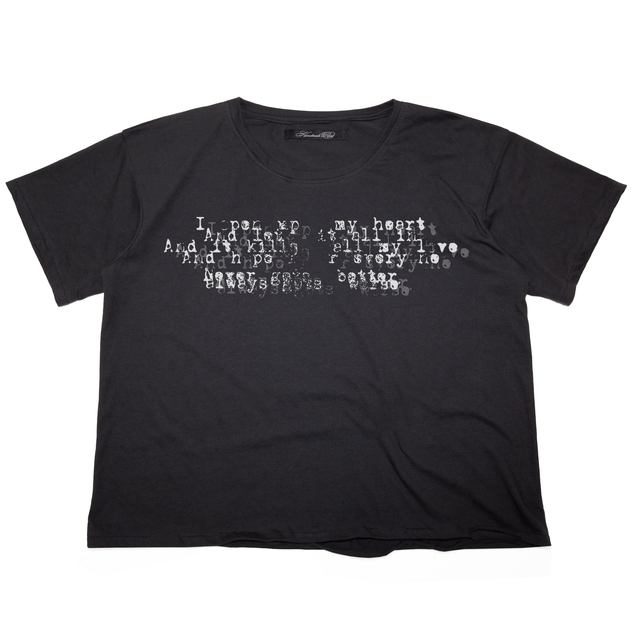 Script - TEE BLK - Handmade Rust