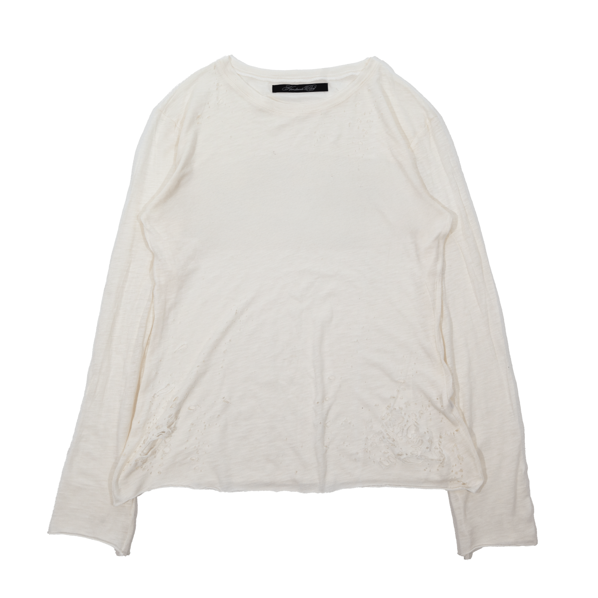 Slub - DISTRESSED LONG SLEEVE - Handmade Rust