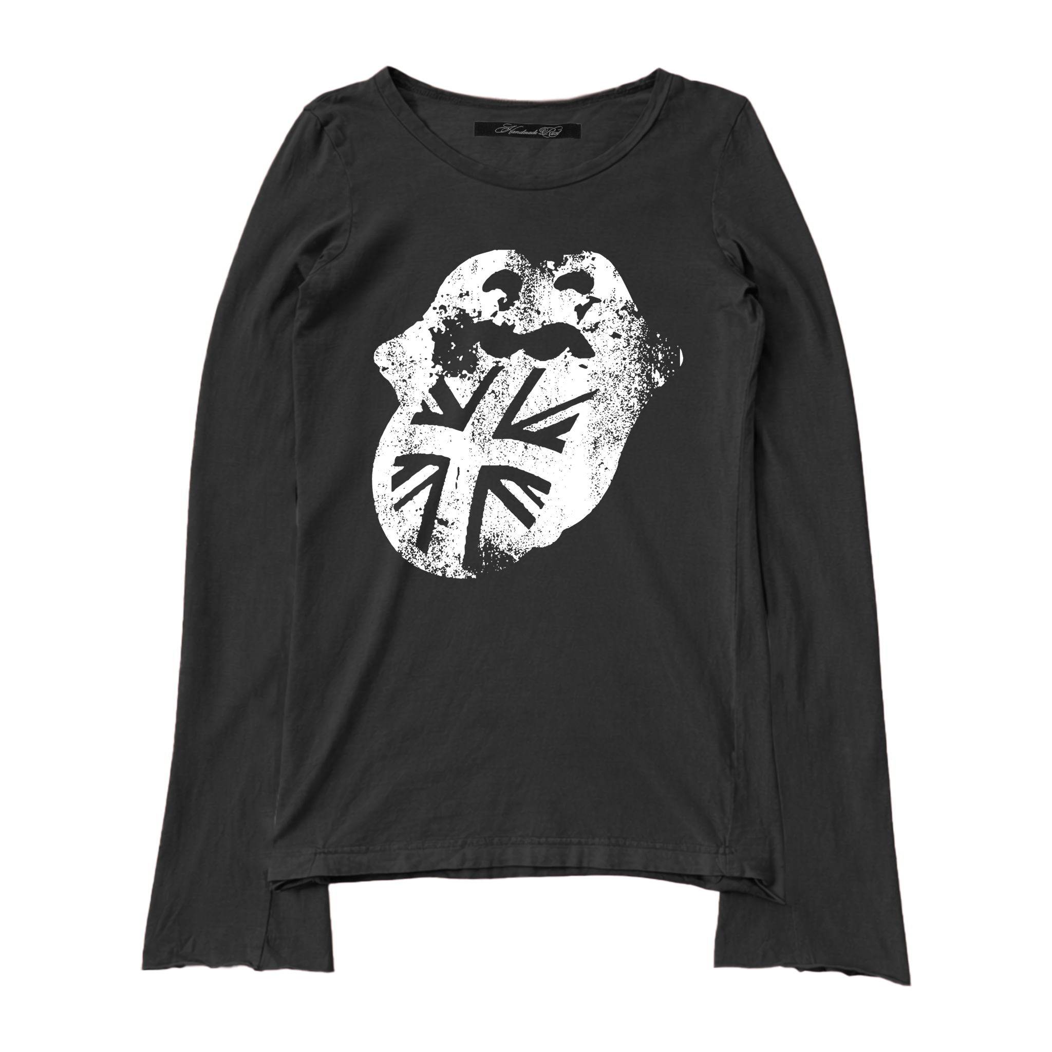 STONED - LONG SLEEVE BLK - Handmade Rust