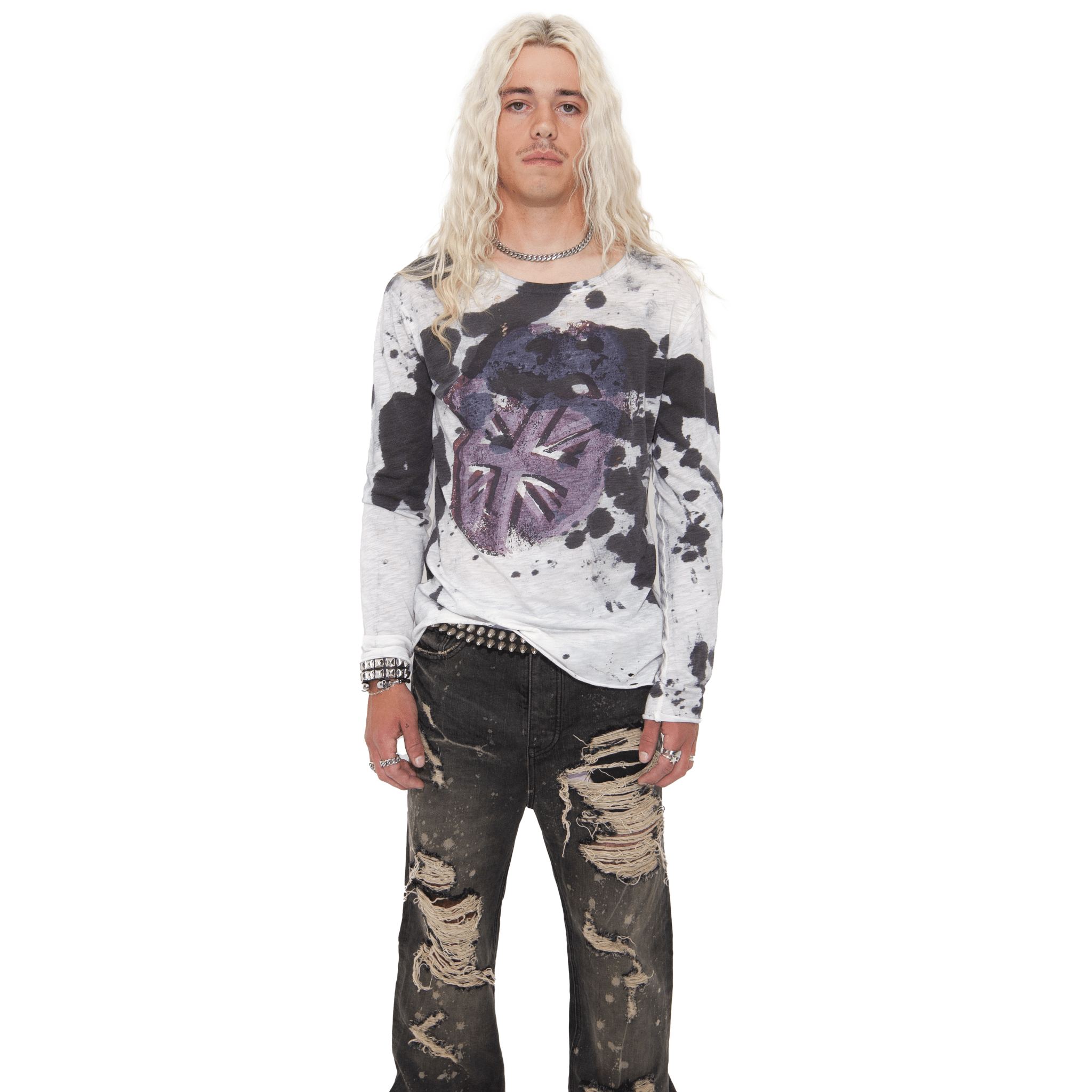 STONED - SPLATTER LS - Handmade Rust