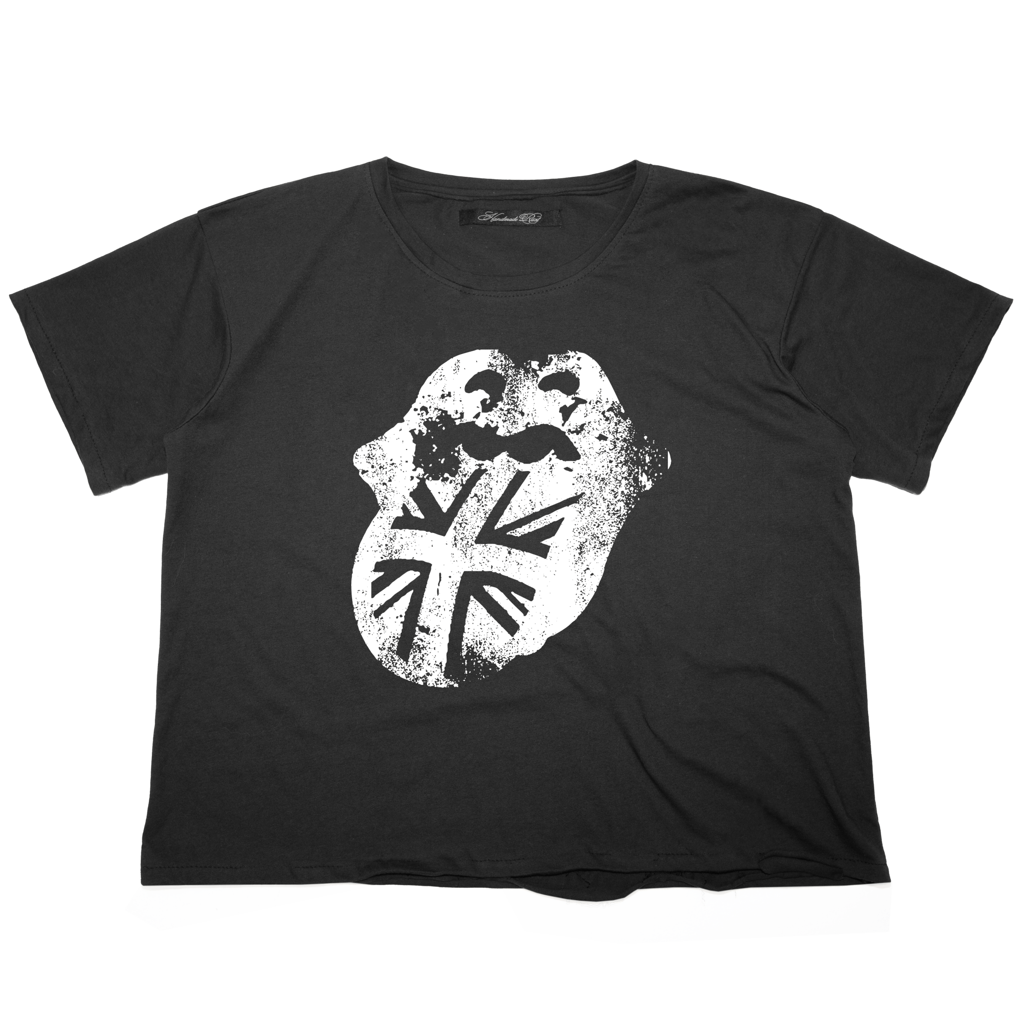 STONED - TEE BLK - Handmade Rust