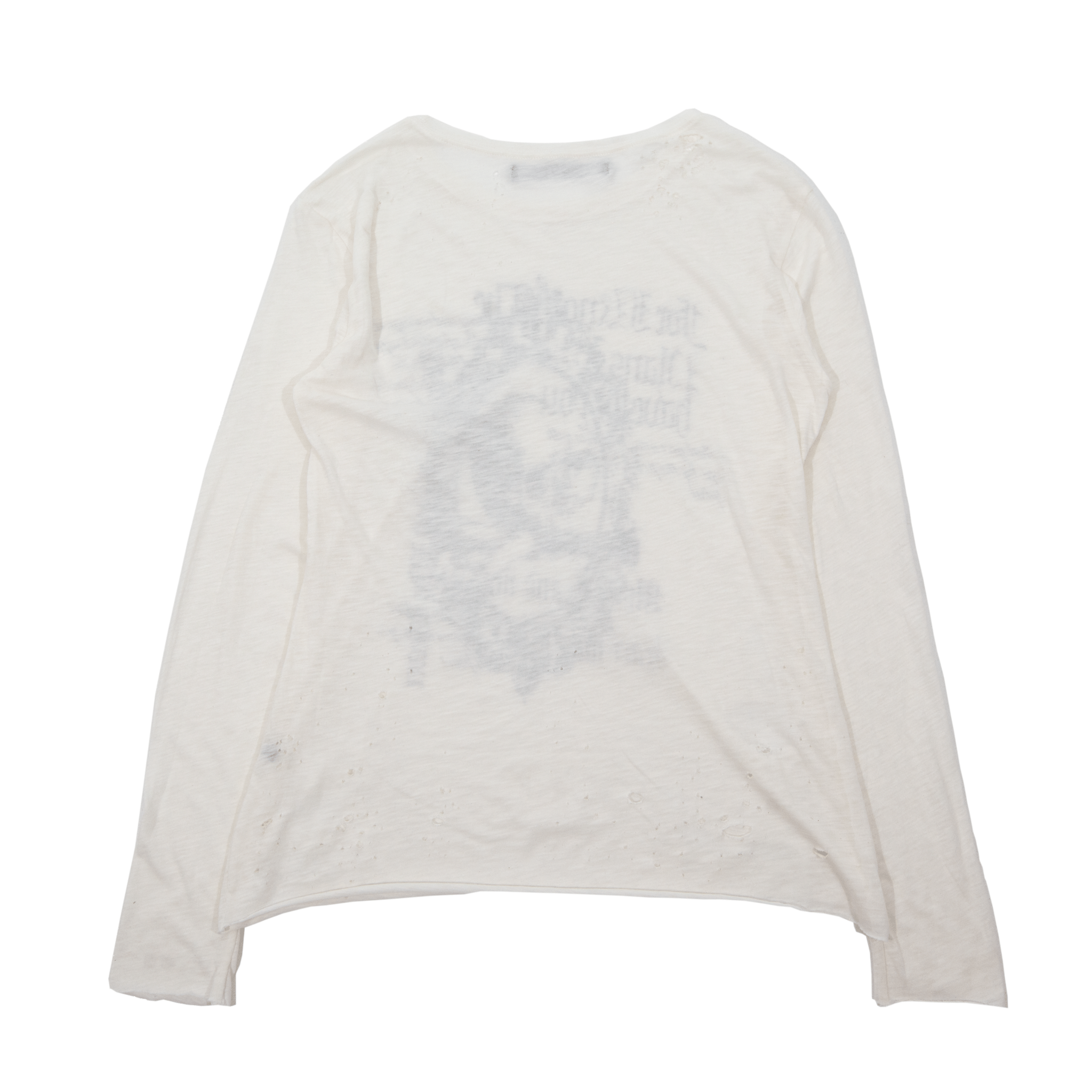 WALK AWAY - DISTRESSED LONG SLEEVE - Handmade Rust