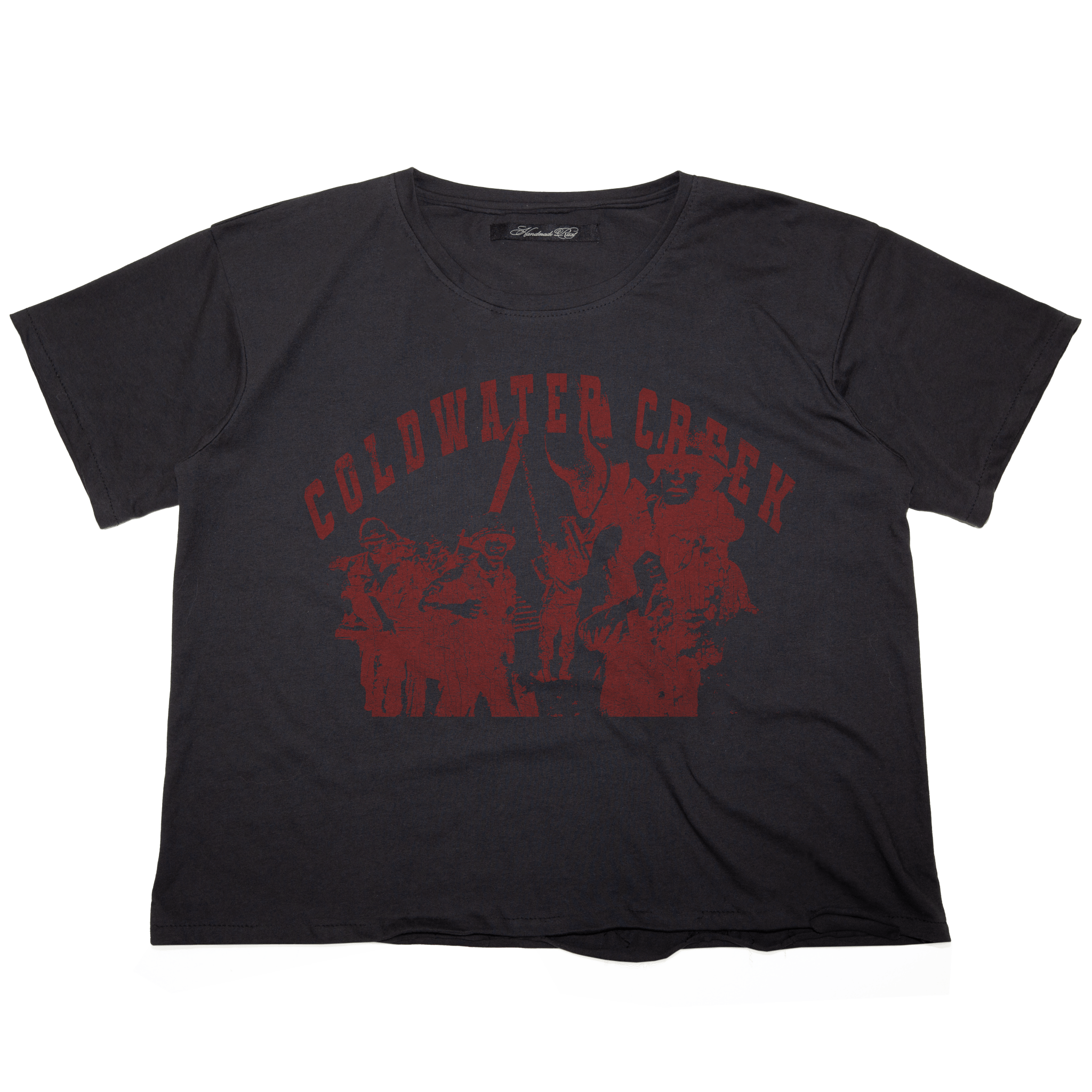 WOLF CREEK - TEE BLK - Handmade Rust